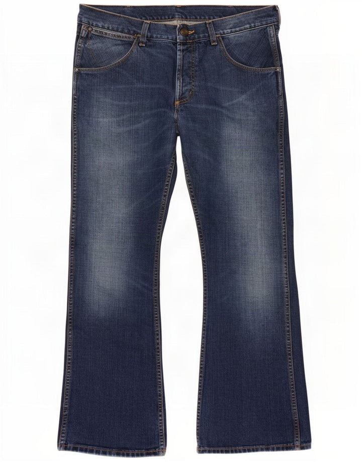 Мужские джинсы Wrangler Bootcut W36 L32, синие, хлопок