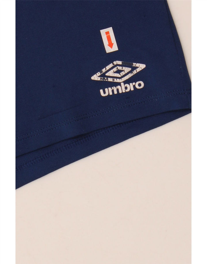 Спортивные шорты Umbro для мальчиков 11-12 лет, темно-синие, полиэстер