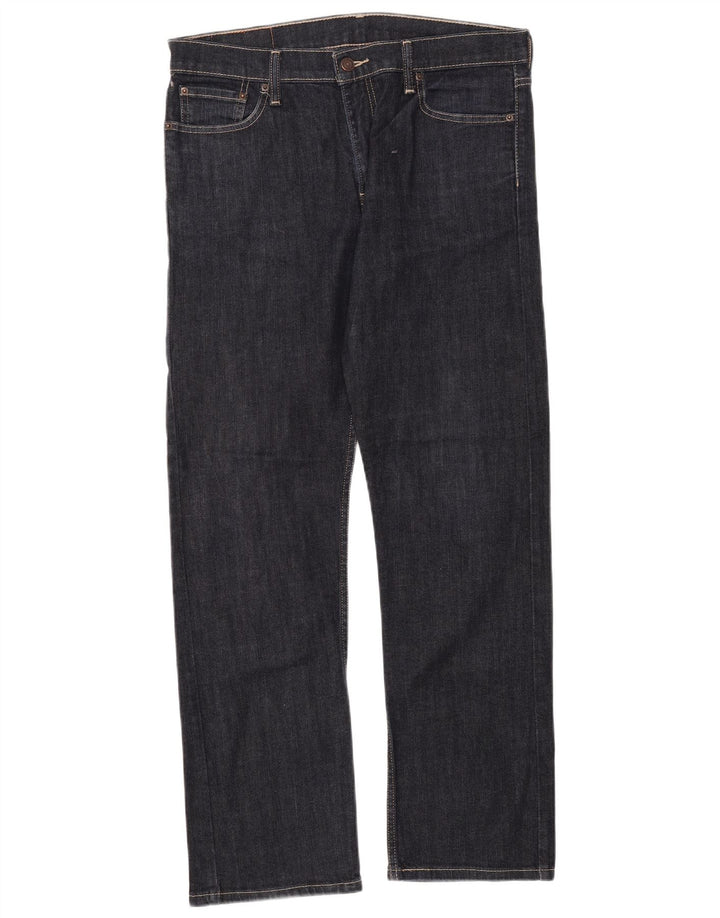 Женские прямые джинсы Levi's 504 W33 L32 Темно-синие