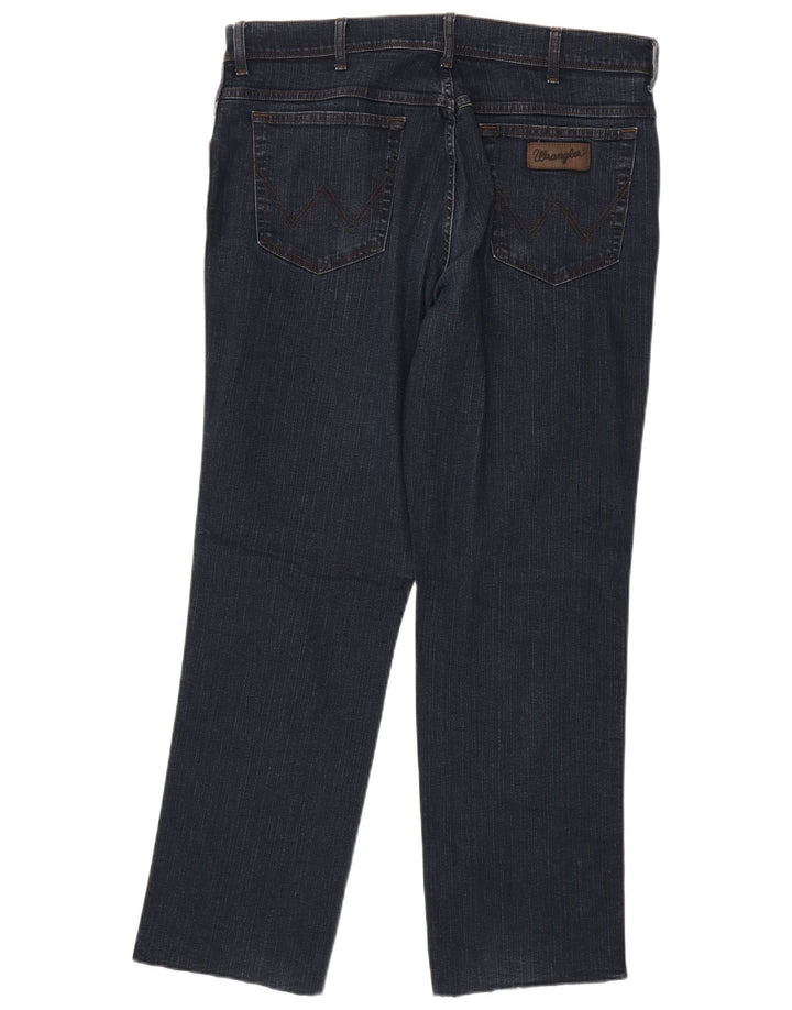Мужские прямые джинсы Wrangler W38 L31 темно-синие