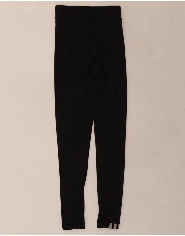 Adidas Womens Graphic Leggings UK 4 XS Black
