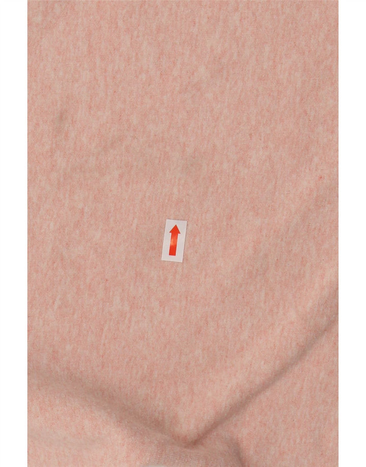 Женский джемпер с капюшоном оверсайз JACK WILLS UK 10, маленький розовый в крапинку