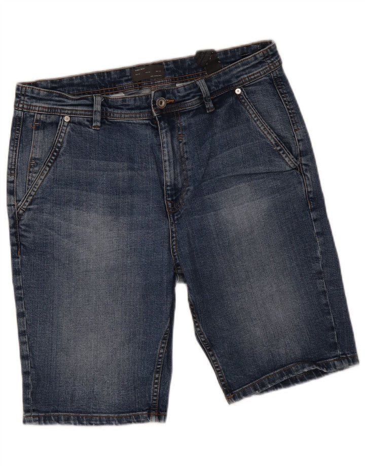 Мужские джинсовые шорты Zara EU 42, большие W32, синие