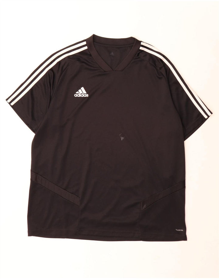Мужская футболка Adidas Climacool Top XL, черный полиэстер