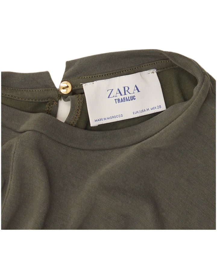 Женский комбинезон без рукавов Zara Trafaluc UK 14, средний хаки
