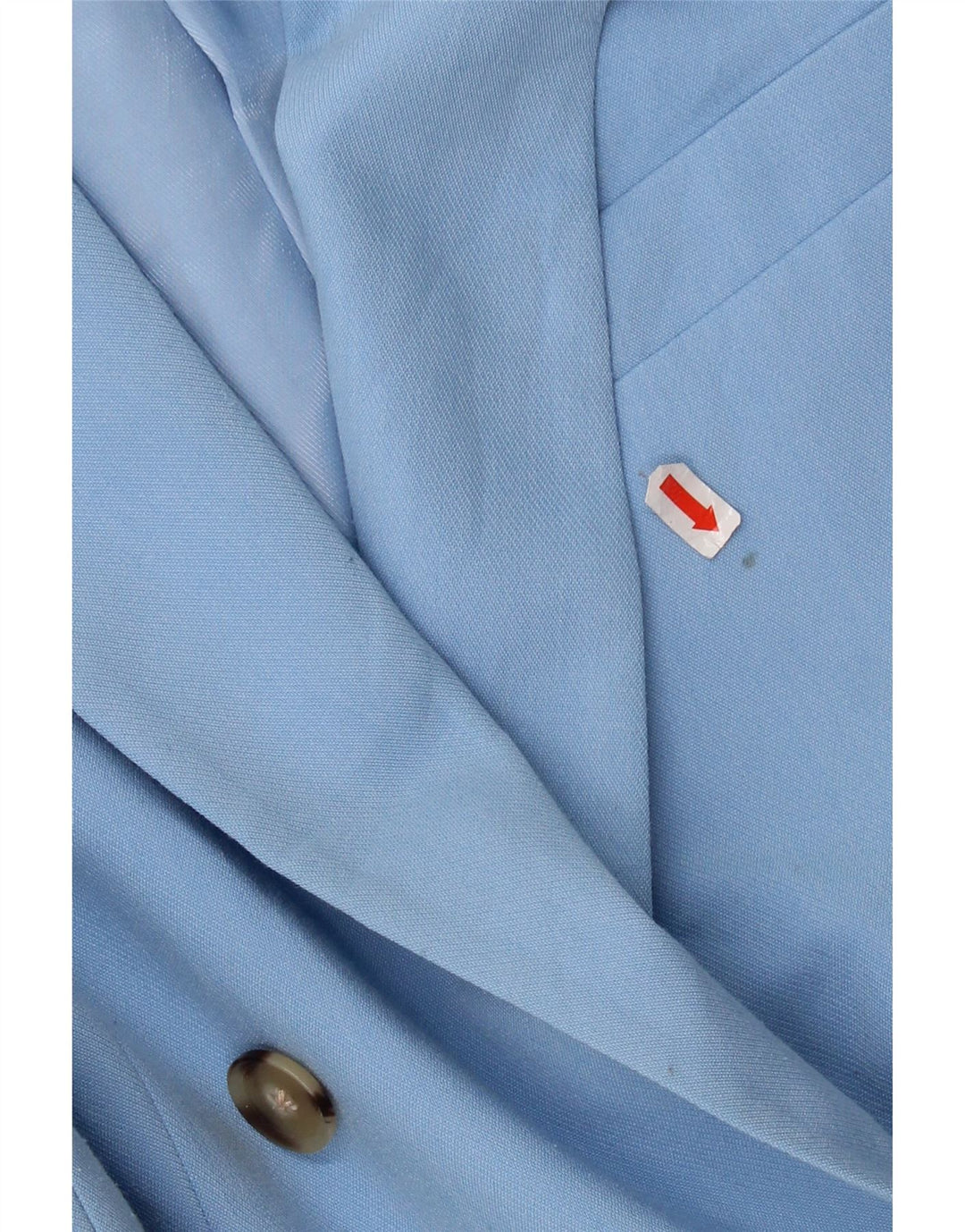 Женский двубортный пиджак ZARA UK 6 XS, синий полиэстер