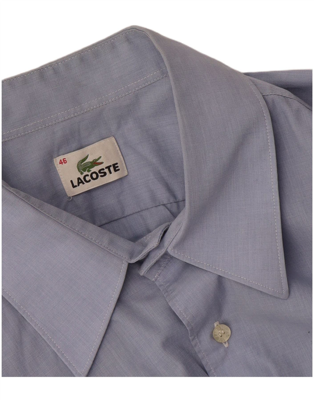 Мужская рубашка Lacoste размер 46 2XL синяя