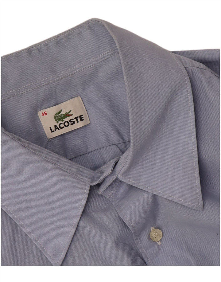 Мужская рубашка Lacoste размер 46 2XL синяя