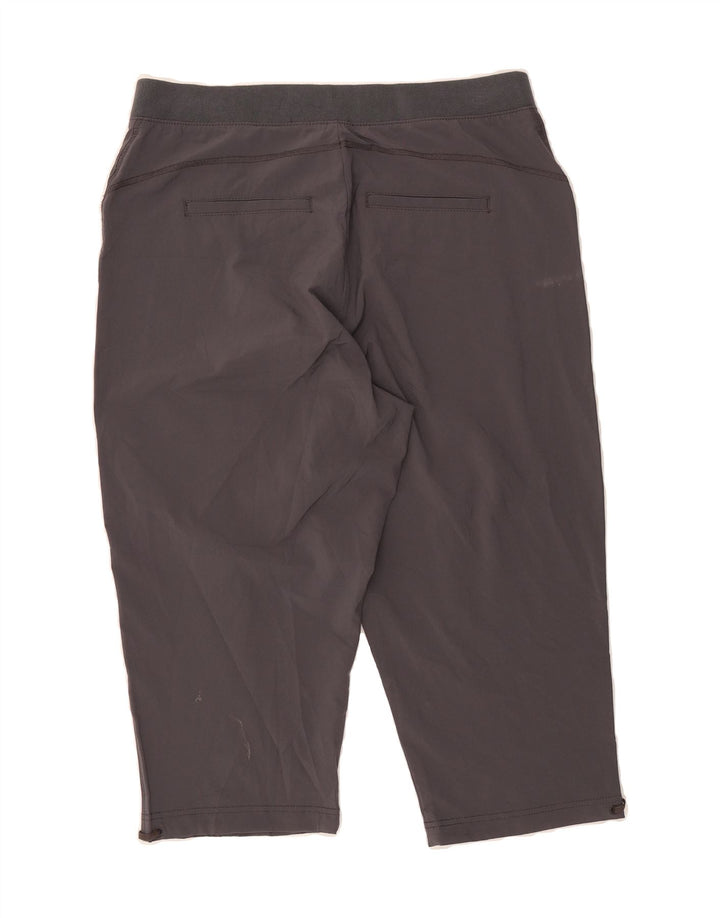 LEE Womens High Waist Capri Trousers US 12 Large W30 L20 Grey Polyester Vintage Lee and Second-Hand Lee from Messina Hembry 