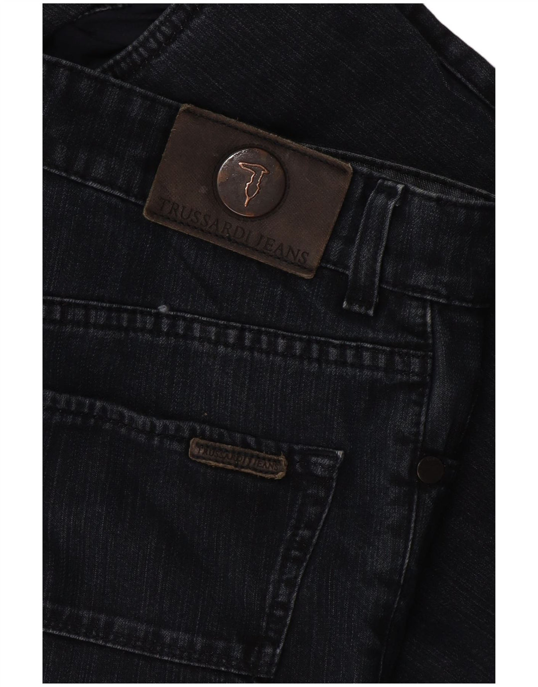 Мужские прямые джинсы Trussardi W34 L30 темно-синие