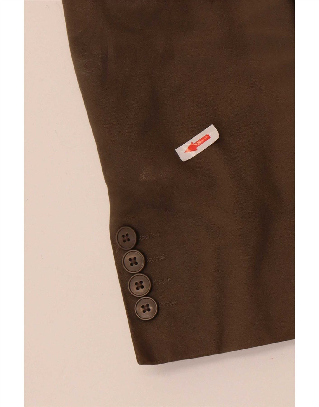 Мужской пиджак на двух пуговицах Marks & Spencer UK 40, хлопок среднего цвета хаки