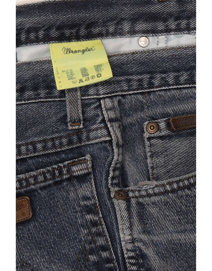 Мужские прямые джинсы Wrangler Texas W35 L30, синий хлопок