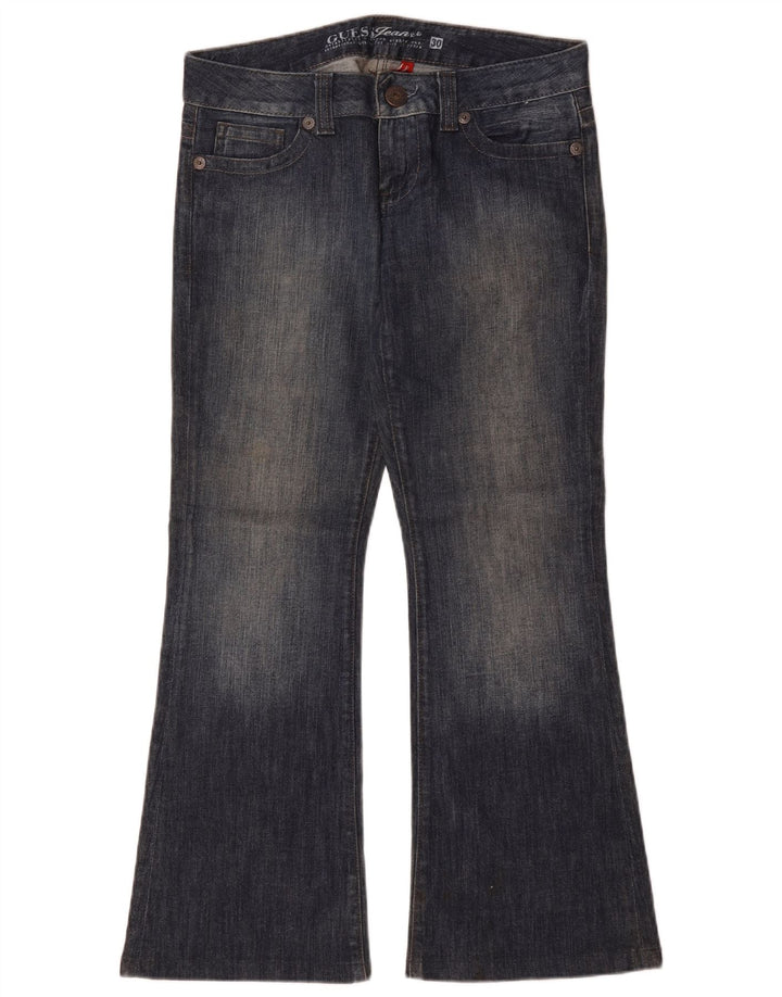 Женские расклешенные джинсы Guess W30 L29, синие, хлопок