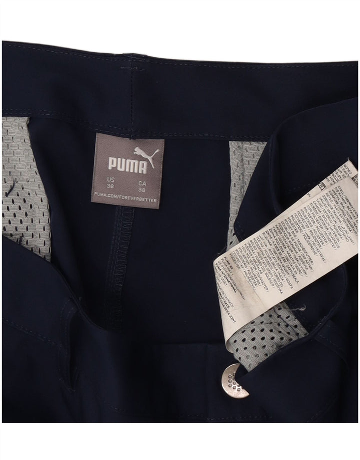 Мужские шорты чинос Puma W38 XL темно-синие из полиэстера