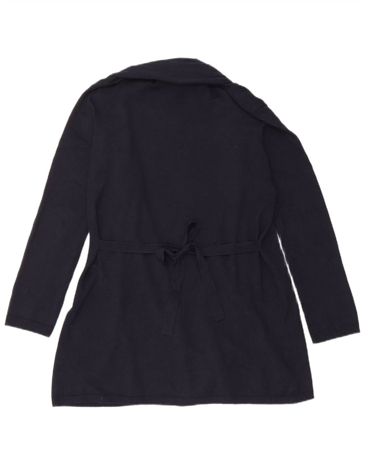 Женский открытый кардиган Zara UK 10, маленький темно-синий из вискозы