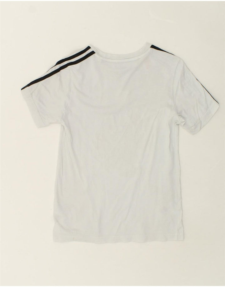 ADIDAS Boys T-Shirt Top 11-12 Years Medium  White Cotton Vintage Adidas and Second-Hand Adidas from Messina Hembry 