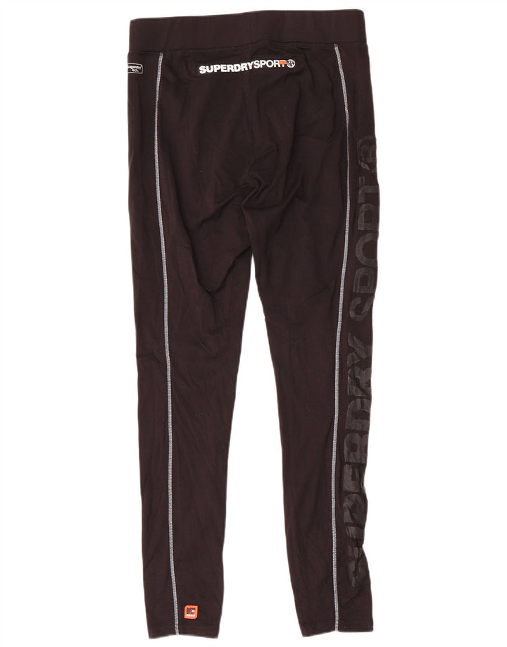Мужские леггинсы с рисунком Superdry, большие черные из полиэстера