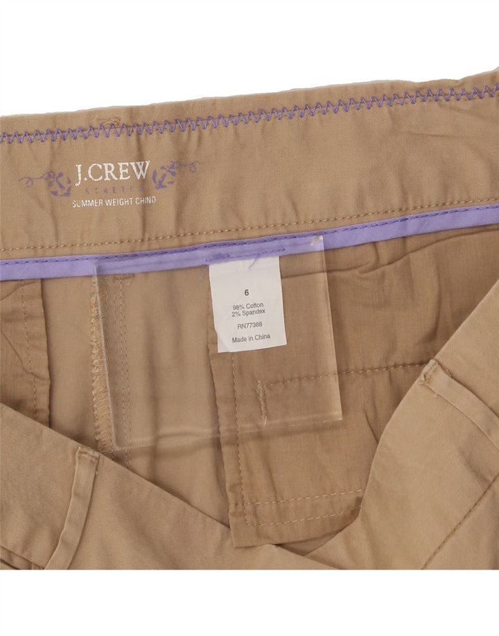 J. CREW Womens Chino Shorts US 6 Medium W32  Beige Cotton Vintage J. Crew and Second-Hand J. Crew from Messina Hembry 