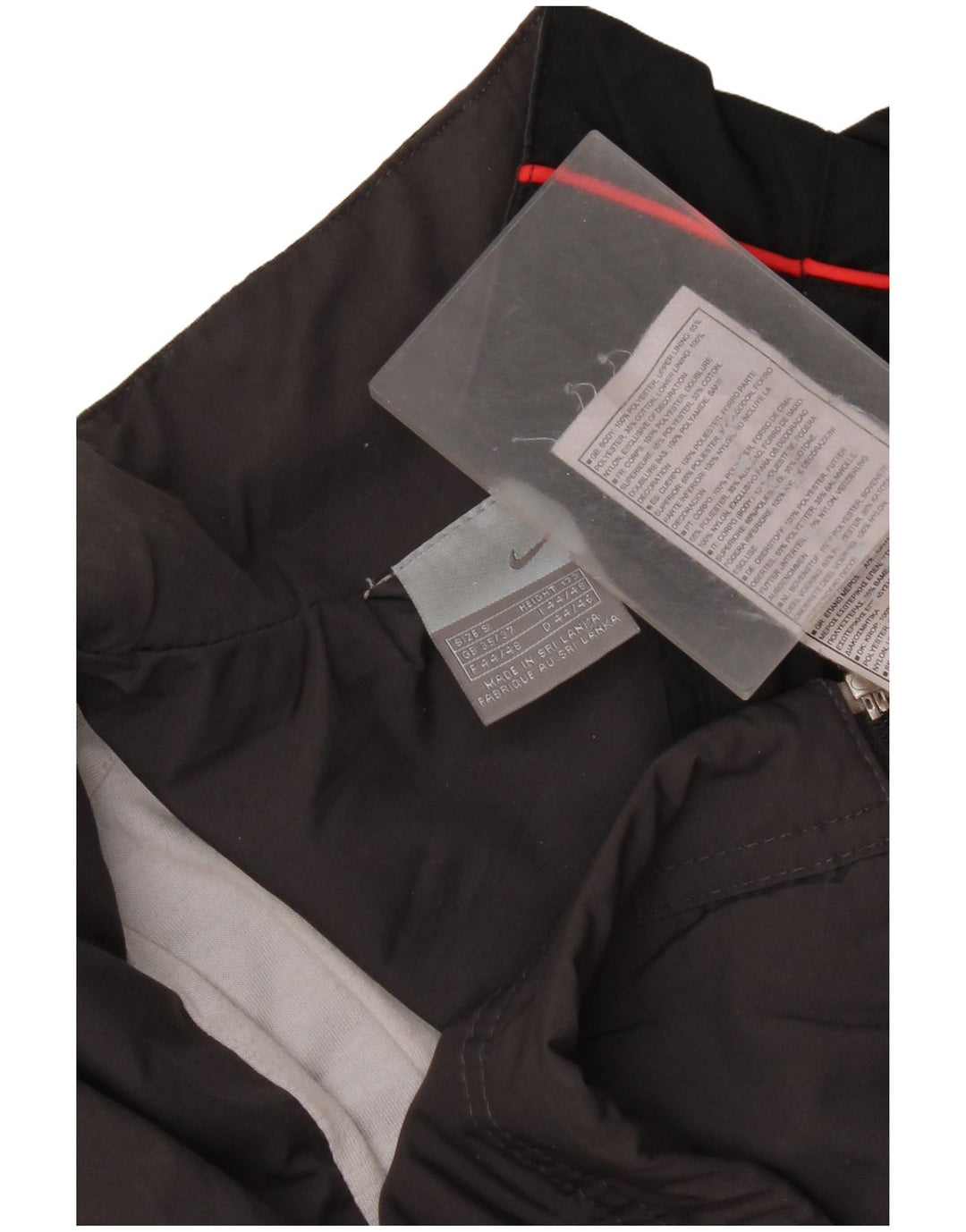 Мужской спортивный костюм Nike Top Jacket UK 35/37, маленький серый полиэстер с цветными блоками