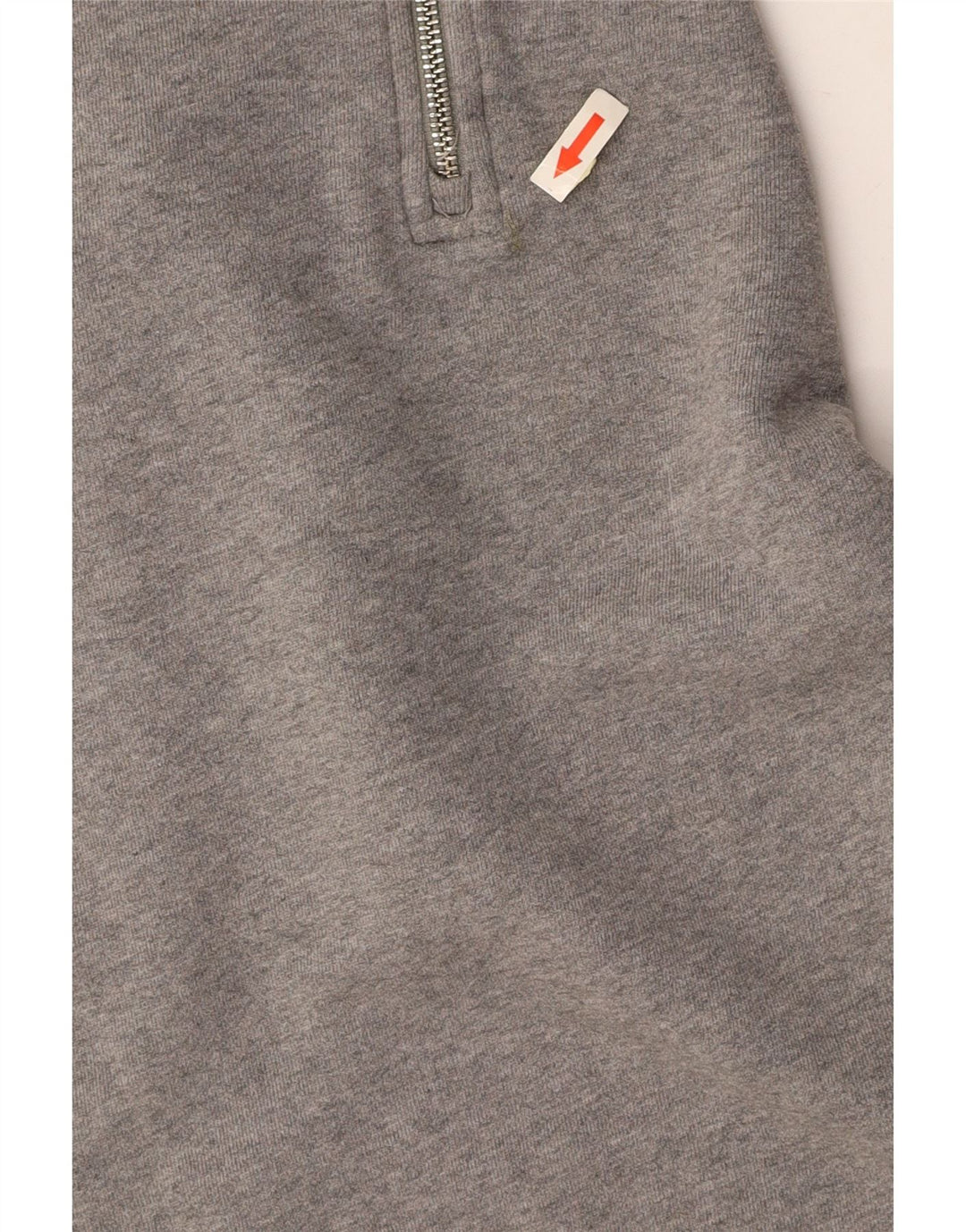 Мужской свитшот с воротником на молнии FRED PERRY, большой серый хлопковый джемпер