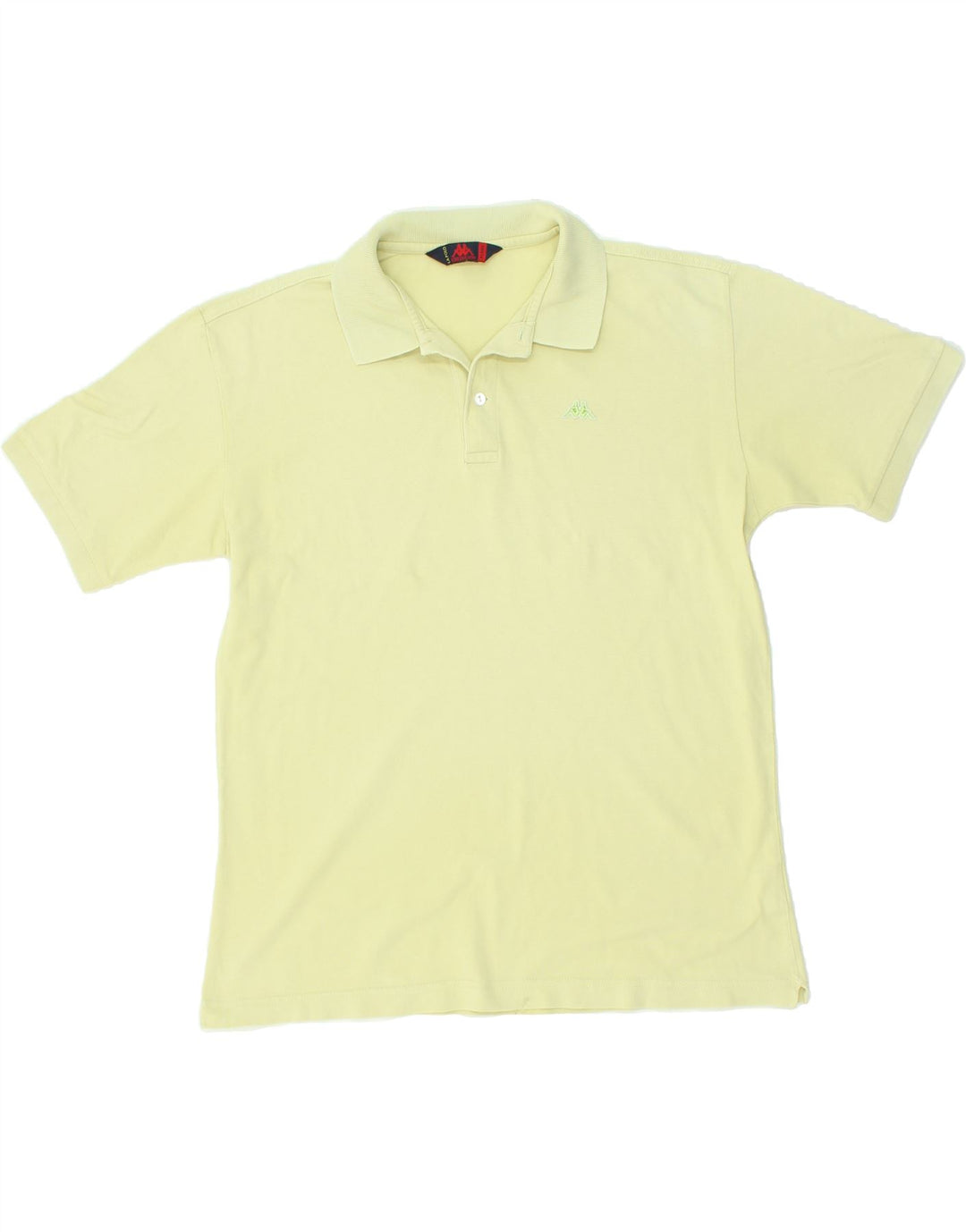 KAPPA Mens Polo Shirt XL Yellow Cotton Vintage Kappa and Second-Hand Kappa from Messina Hembry 