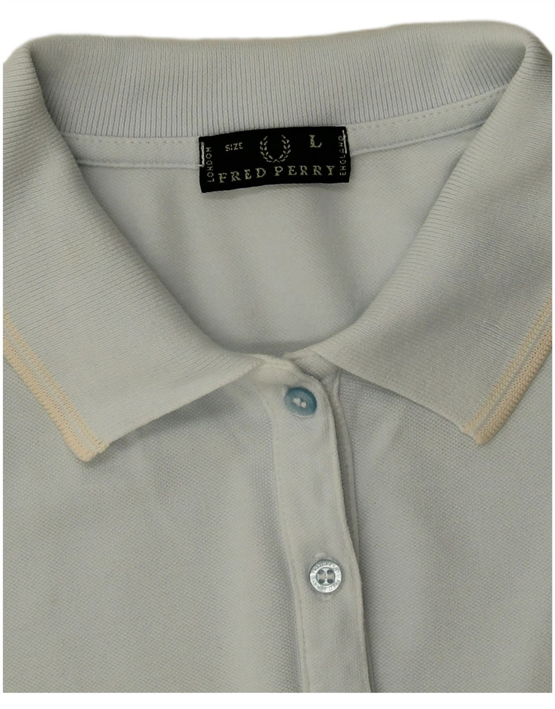 Женская рубашка поло Fred Perry UK 16, большой синий хлопок
