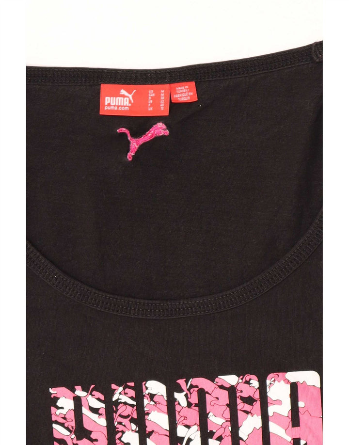 Женский топ с длинным рукавом Puma UK 12, средний черный