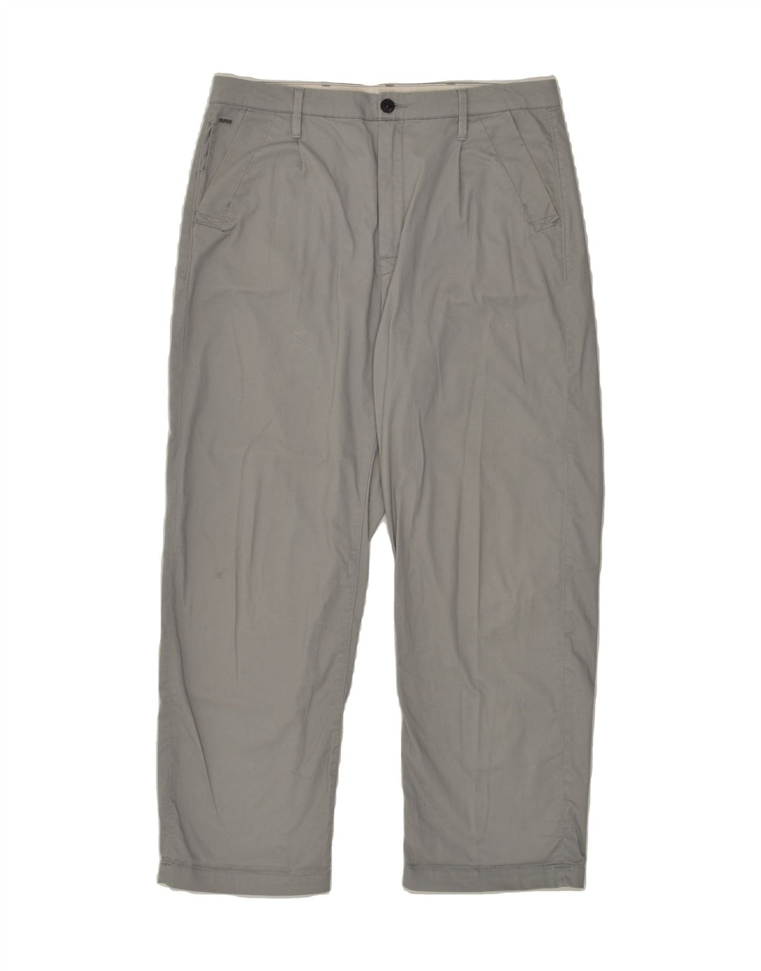 G-STAR Mens Relaxed Fit Straight Casual Trousers W30 L27 Grey Cotton | Vintage G-Star | Thrift | Second-Hand G-Star | Used Clothing | Messina Hembry 
