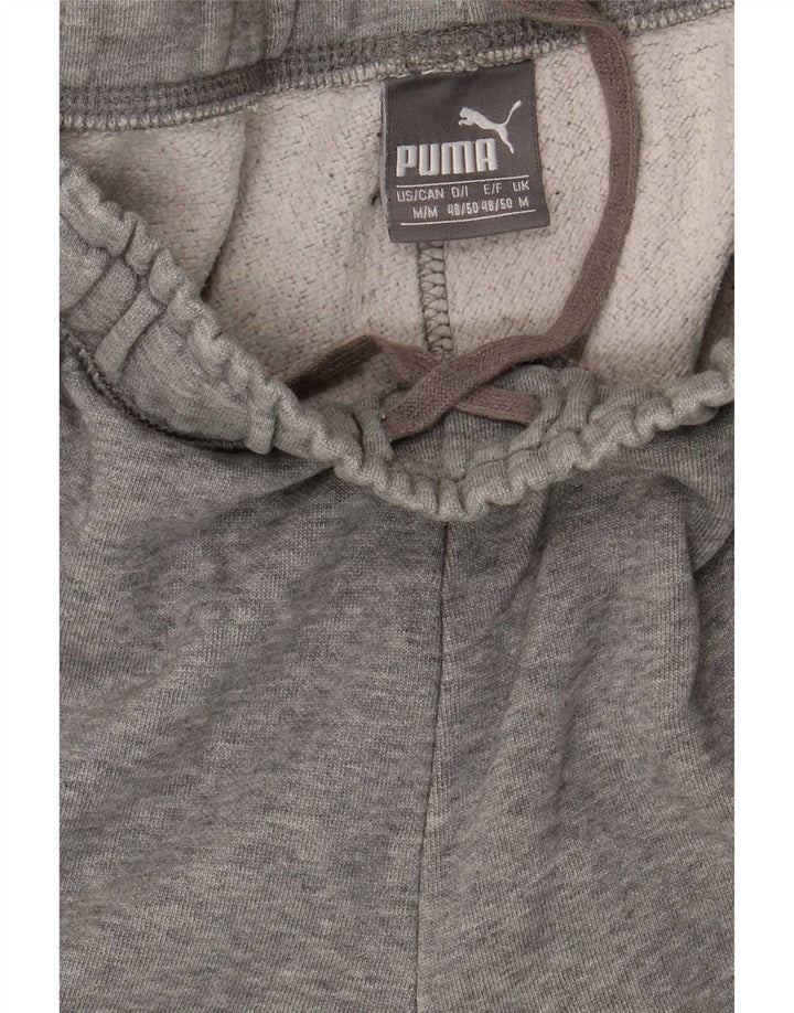 Мужские спортивные брюки с рисунком Puma, джоггеры, средний серый цвет