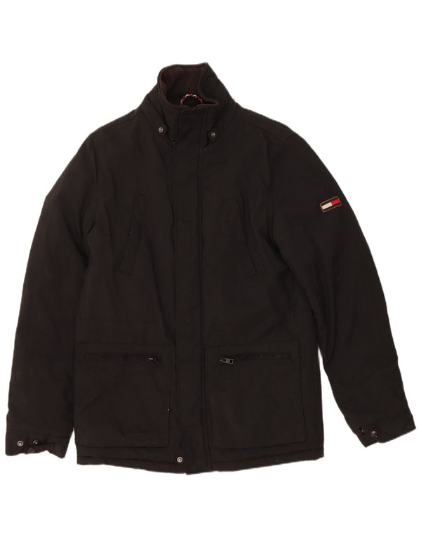 Мужская куртка Tommy Hilfiger UK 36, маленькая, черная