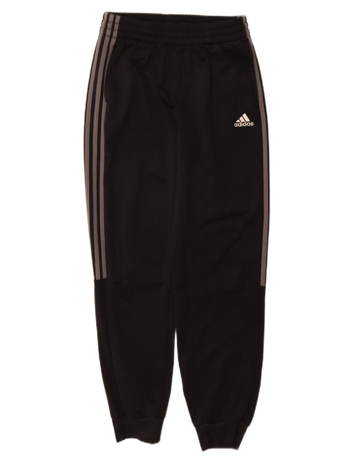 Спортивный костюм Adidas для мальчиков, брюки для бега, 13-14 лет, черный полиэстер