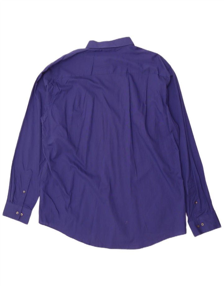 Мужская рубашка Calvin Klein, размер 17 XL, синяя