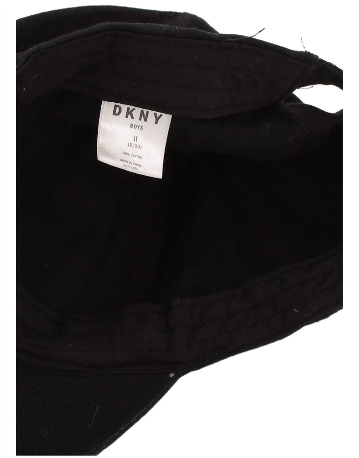 Бейсболка Dkny для мальчиков с рисунком, один размер, черная, хлопковая