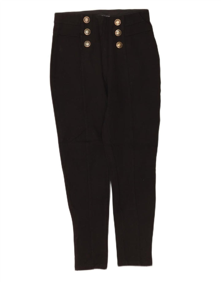 Женские узкие укороченные брюки Zara Medium W28 L25, черные