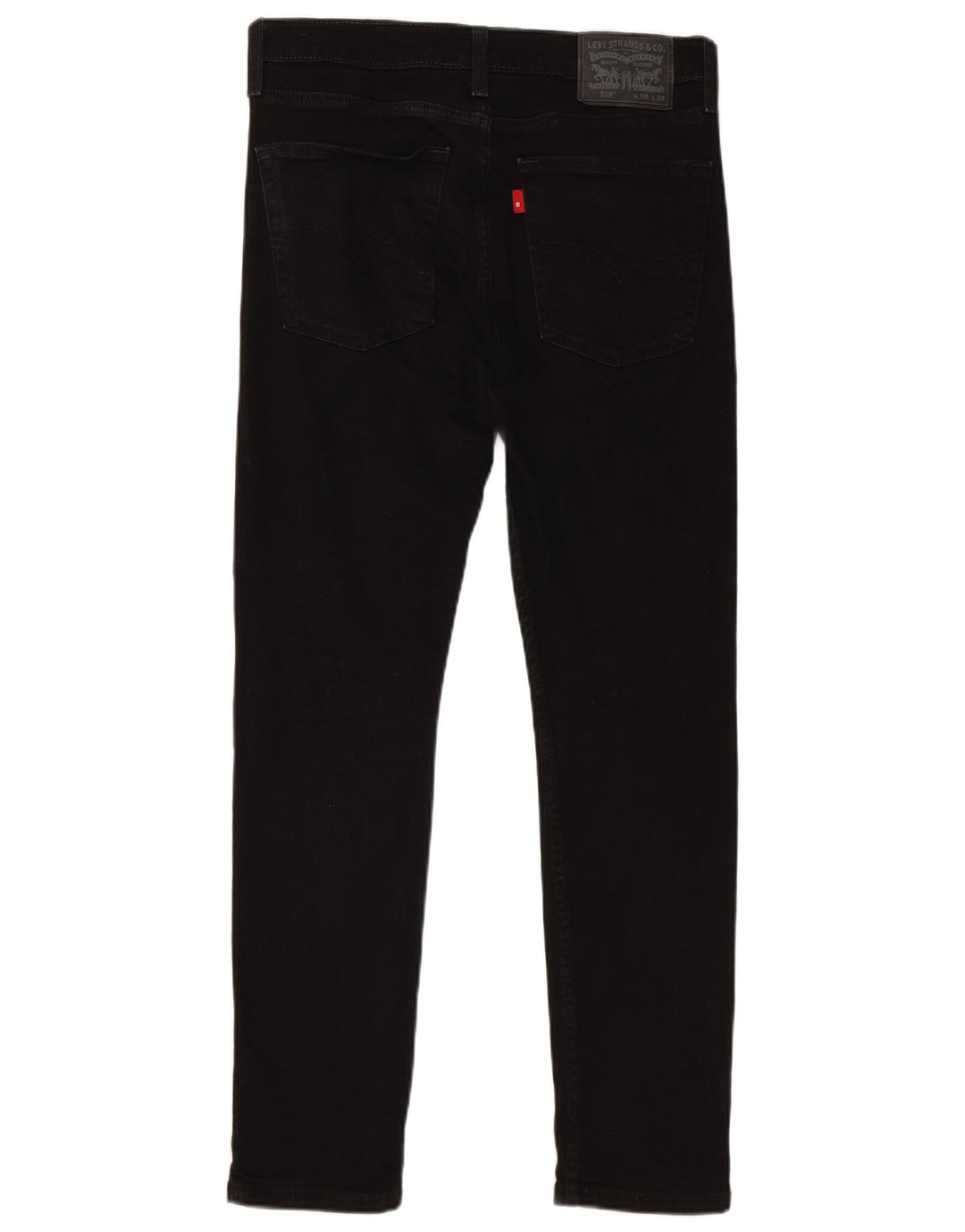 Мужские джинсы скинни Levi's 510 W30 L30, черный хлопок