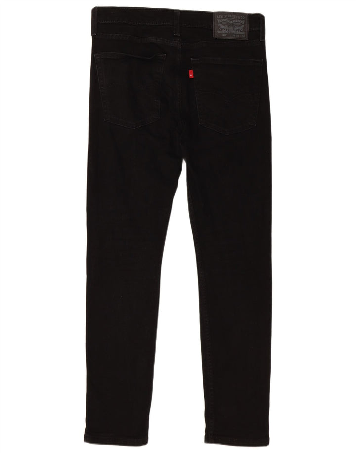 Мужские джинсы скинни Levi's 510 W30 L30, черный хлопок