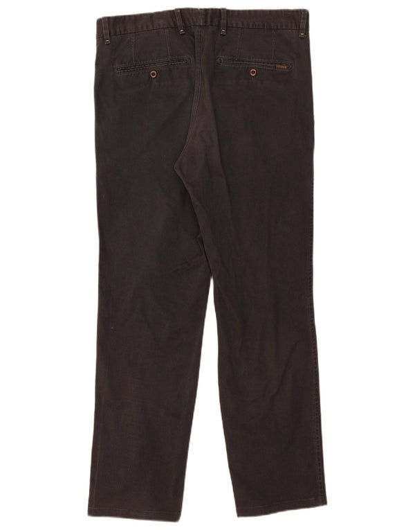 Мужские брюки-чиносы Massimo Dutti Slim Fit EU 42, большие W32 L29, серый хлопок