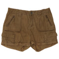 Женские шорты карго Topshop UK 8, маленькие W30, хаки, лиоцелл