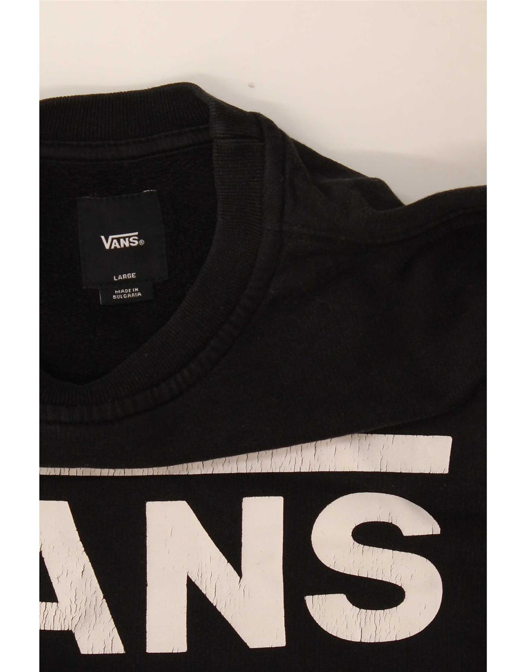 Женский свитер с рисунком Vans UK 16, большой черный