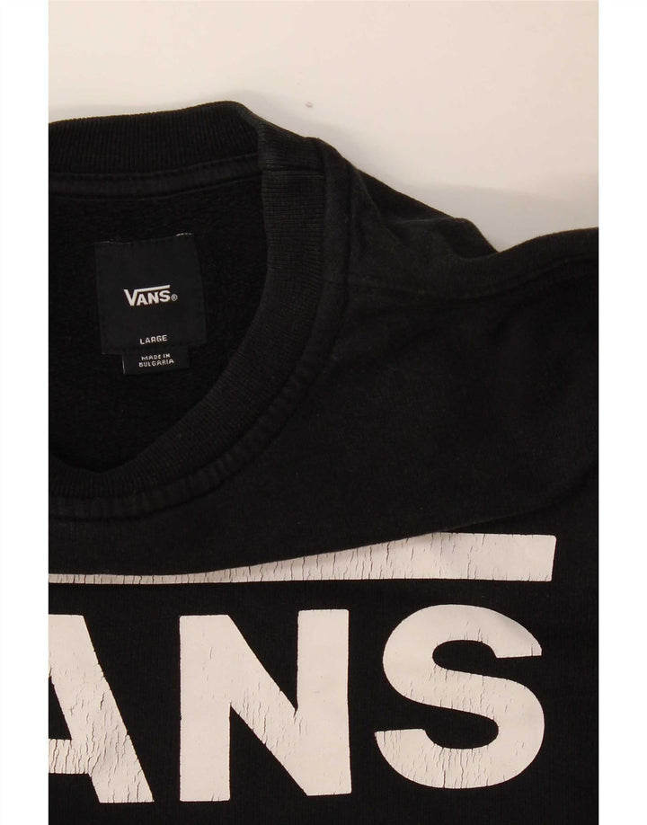 Женский свитер с рисунком Vans UK 16, большой черный