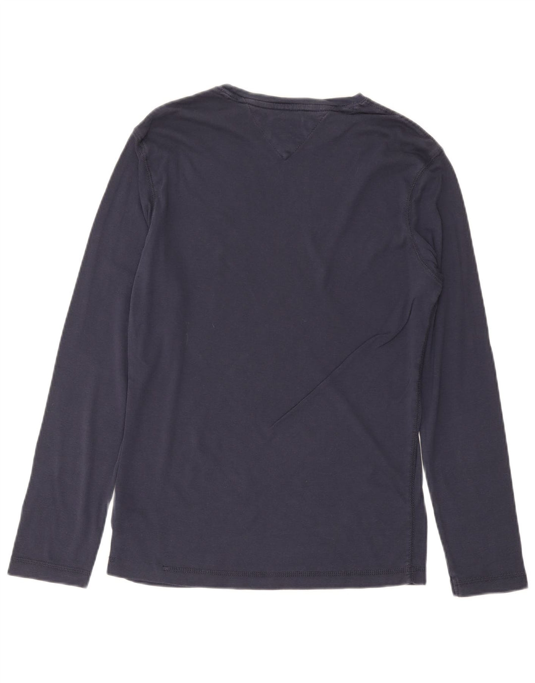 TOMMY HILFIGER Мужской топ с длинными рукавами, средний темно-синий, хлопок