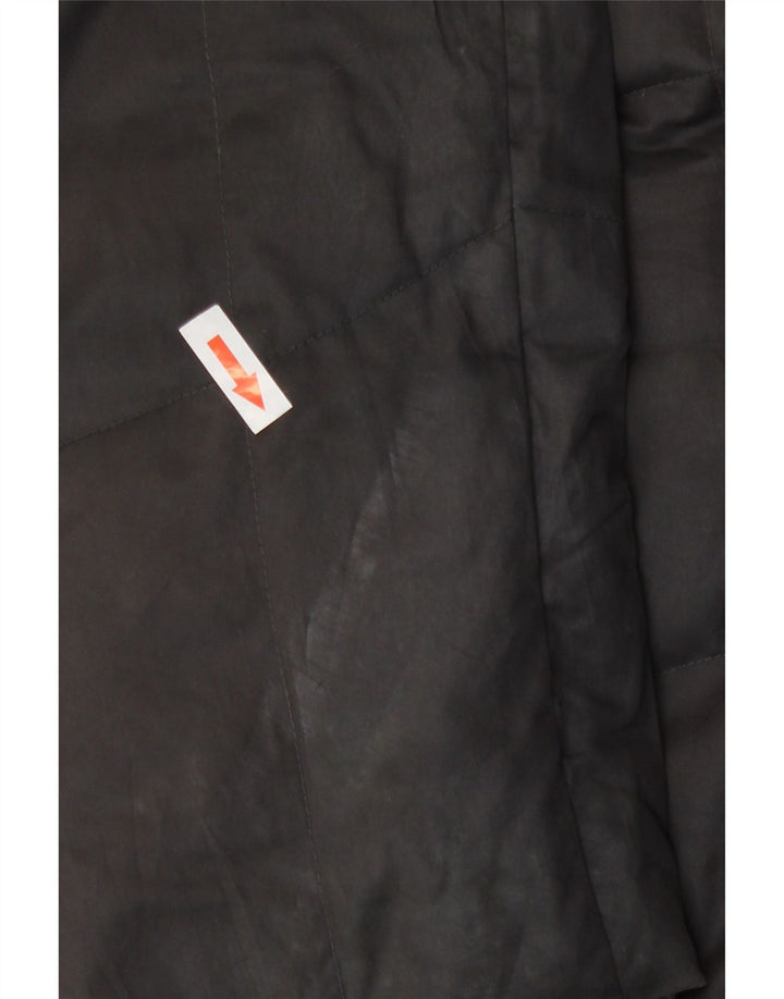 Женское стеганое пальто оверсайз Eddie Bauer UK 10, маленький черный полиэстер