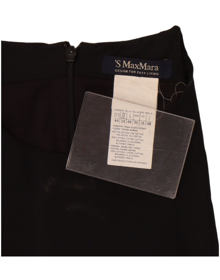 Женское платье прямого кроя без рукавов Max Mara, Великобритания, 16, большое белое, с цветными блоками