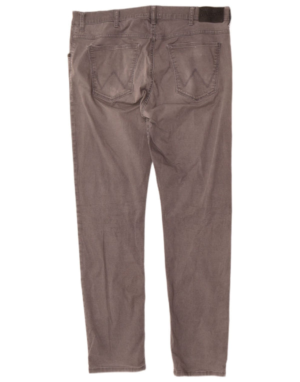 Мужские повседневные брюки Wrangler Larston W36 L34 серого цвета, хлопок