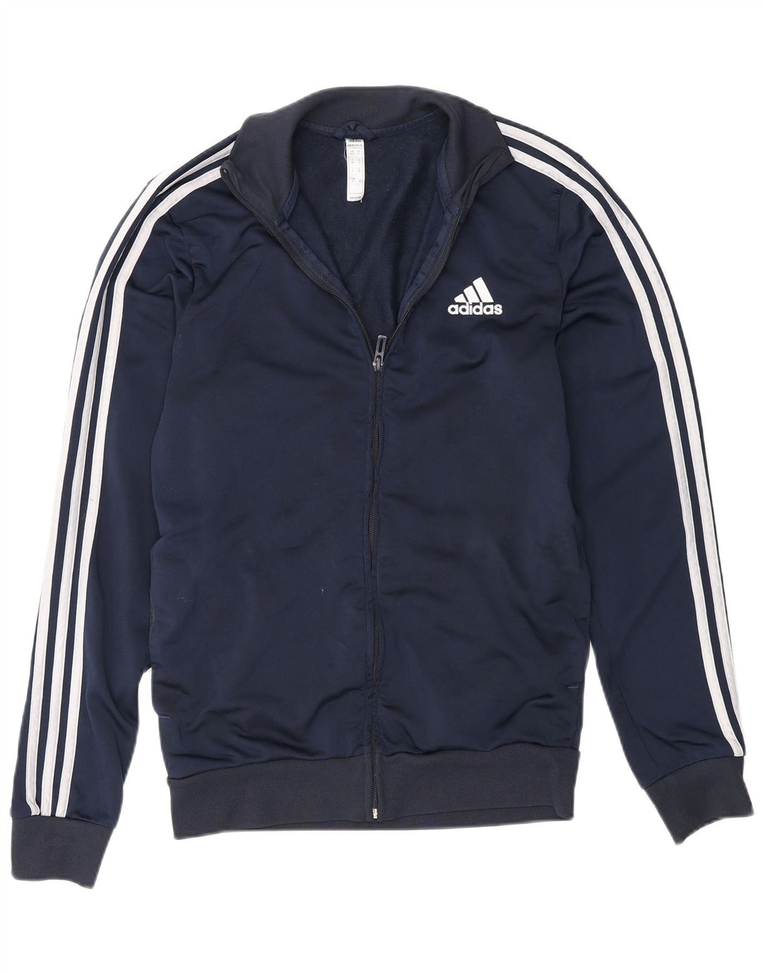 Мужская спортивная куртка Adidas Regular Fit UK 36/38, маленькая, темно-синяя