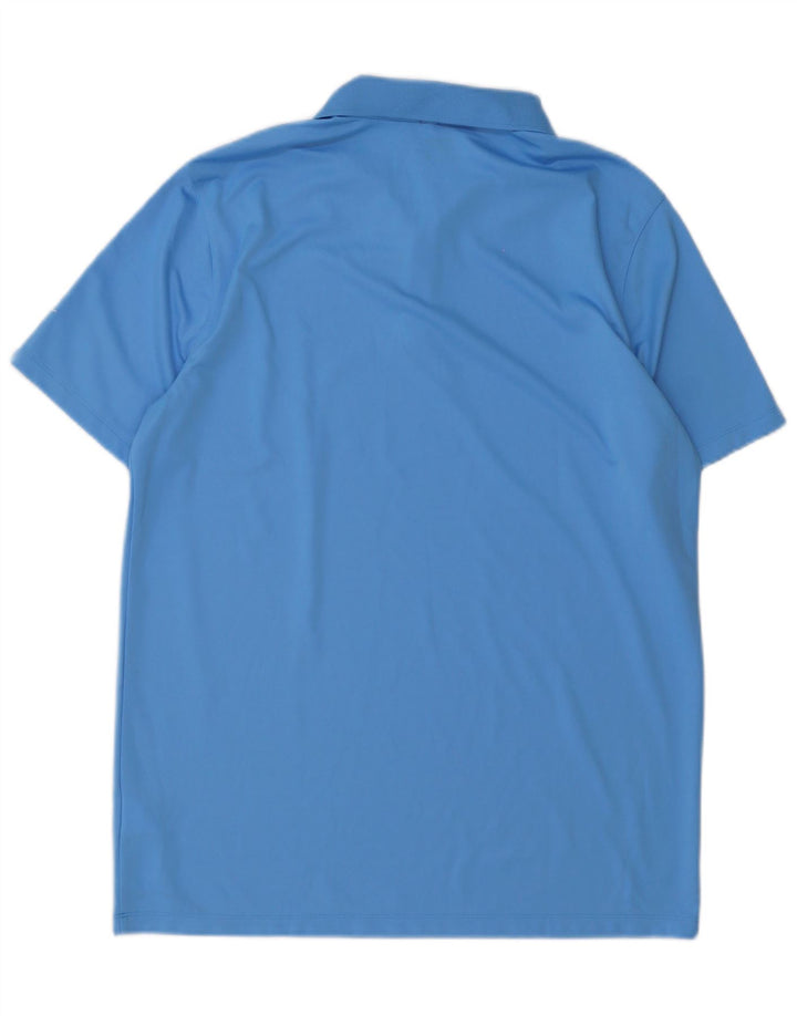 Мужская рубашка поло Nike Dri Fit Standard, большой синий полиэстер