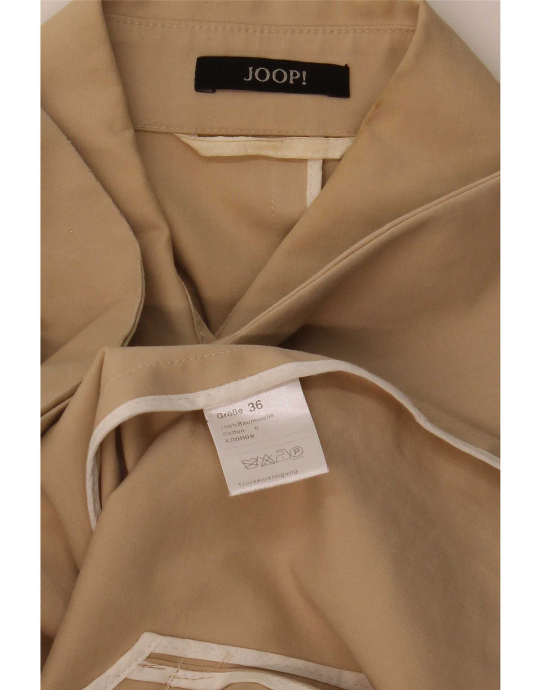 Женское пальто Joop EU 36, маленькое, бежевое, хлопок