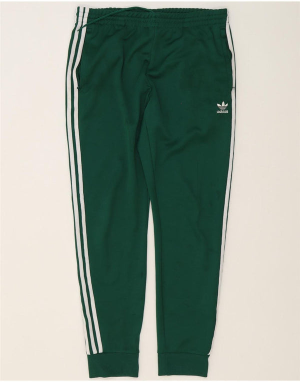 Adidas Мужские спортивные брюки Джоггеры Большой зеленый полиэстер