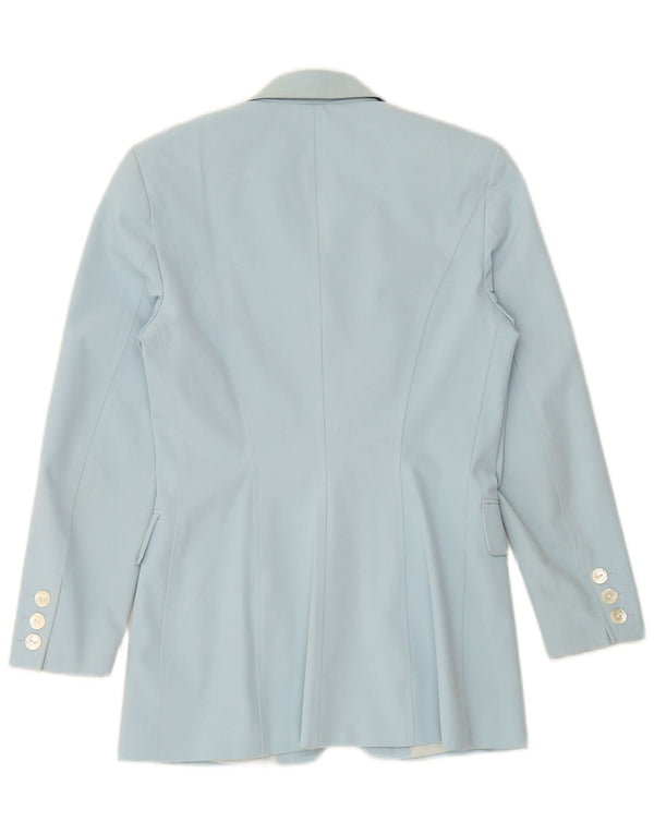 MONDI Womens 4 Button Blazer Jacket EU 34 XS Blue Polyester