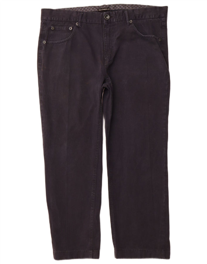 BEST COMPANY Мужские прямые повседневные брюки EU 54 2XL W38 L26 Темно-синие